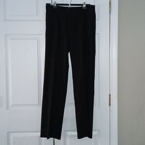 Banana Republic Martin Fit wool blend lined black dress pants Sz 4R